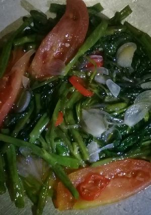 Foto resep Tumis kangkung dadakan