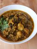 Ringan Batata Nu Shaak/Brinjal Potato Curry