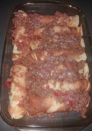Una foto de Canelones de espinaca y ricota