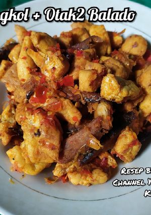Foto resep Ikan Tongkol + Otak-otak Sambal Balado
