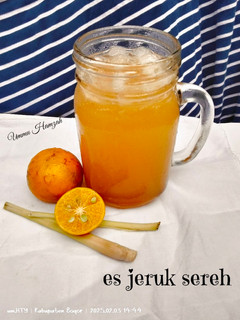 Foto resep Es jeruk sereh