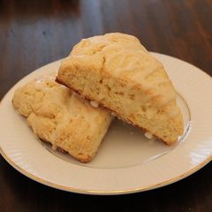 A picture of Glazed Orange Scones.