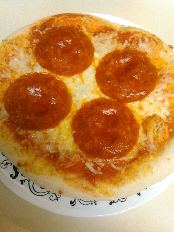 Easy Way Prepare Pizza Dough &amp; Pepperoni Pizza the Can Spoil the Tongue Delicious