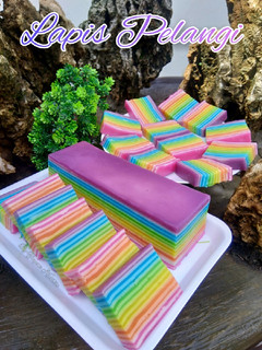 Foto resep Kue Lapis Pelangi
