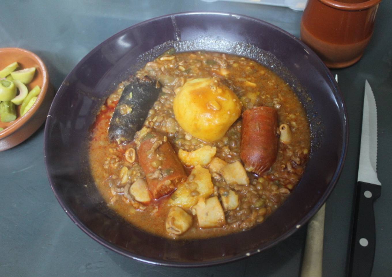 Lentejas mar y tierra