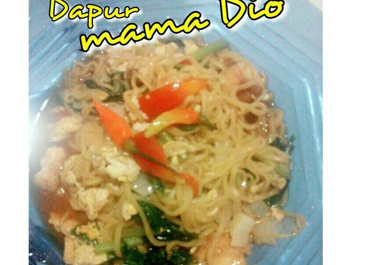 Resep Mie telur nyemek tek-tek 😘 Anti Gagal