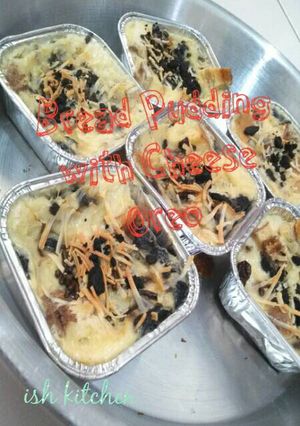 Foto resep Bread Puding with Cheese Oreo