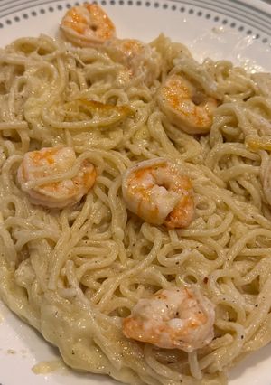 A picture of Shrimp Scampi Bake.