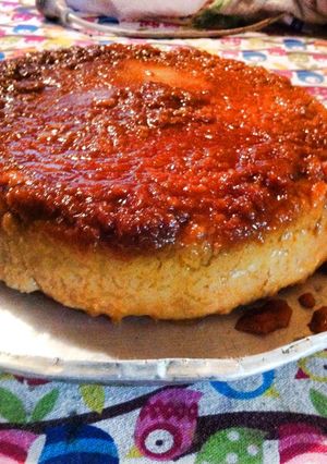 Una foto de Budín de pan económico