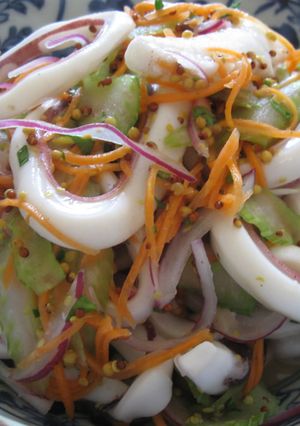 A picture of Marinated Squid Salad.