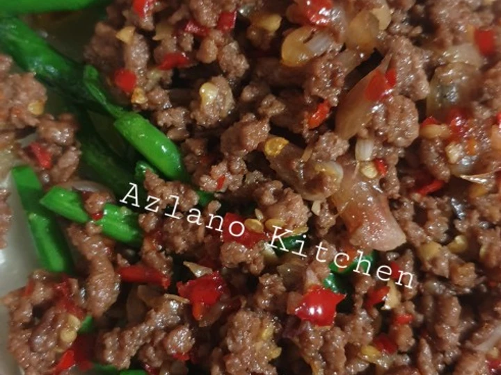 Cara Gampang Menyiapkan Resep  Daging cah baby buncis yang Menggugah Selera, Enak Banget