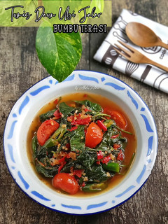 Foto resep Tumis Daun Ubi Jalar Bumbu Terasi