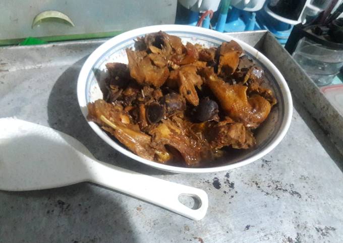 Krensengan ayam kecap