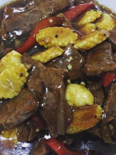 Foto resep Tumis putren sapi lada hitam