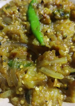 বেগুন ভর্তা (begun bharta recipe in Bengali) রেসিপির প্রধান ছবি