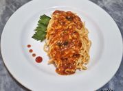 Gambar spageti fillet dada ayam