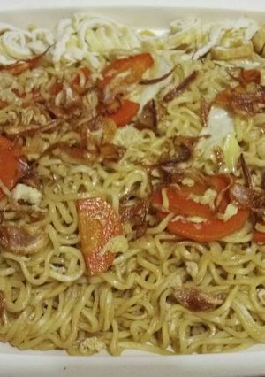 Foto resep Mie goreng homemade, enak, mudah dan sehat