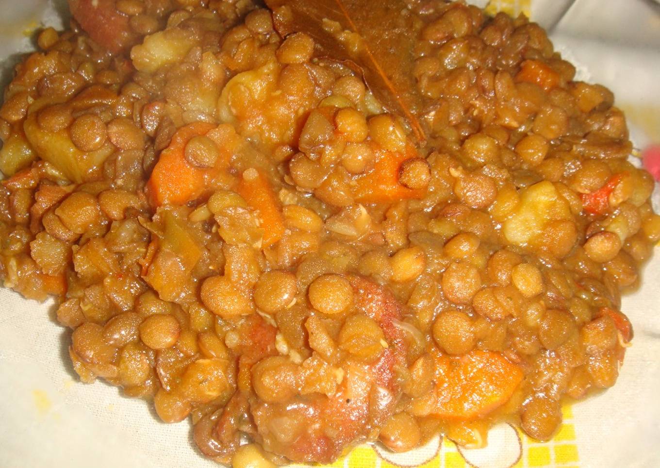 Mi guiso de lentejas fácil