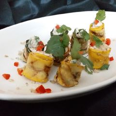 Grilled Courgette & Quinoa Rolls A picture of Grilled Courgette & Quinoa Rolls.