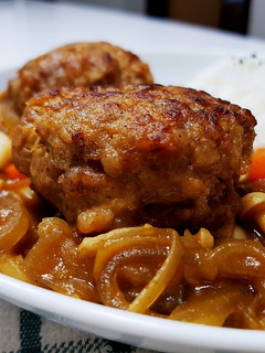 漢堡排/日式咖哩 的食譜成品照片
