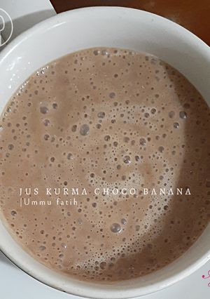 Foto resep Jus kurma choco banana