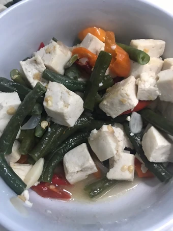 Langkah Mudah untuk Membuat Resep Tumis kacang panjang dan tahu yang Lezat Sekali Anti Ribet, Bikin Ngiler