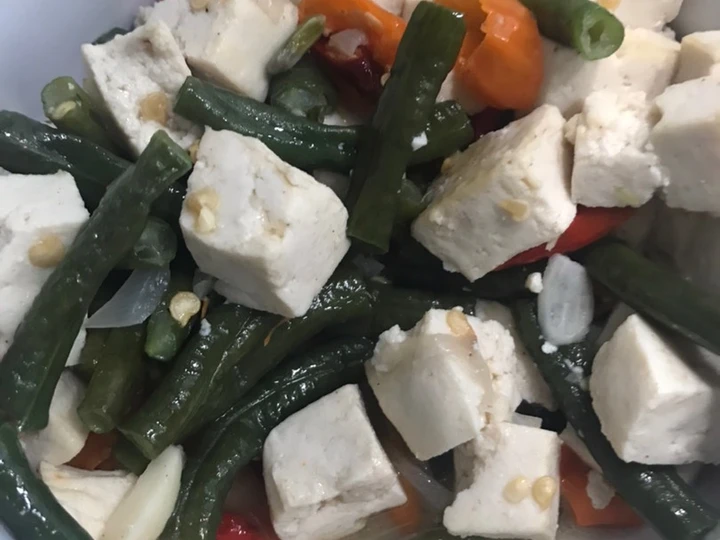 Langkah Mudah untuk Membuat Resep Tumis kacang panjang dan tahu yang Lezat Sekali Anti Ribet, Bikin Ngiler