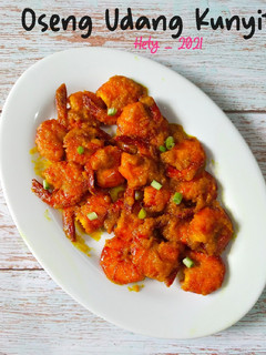 Foto resep Oseng Udang Kunyit