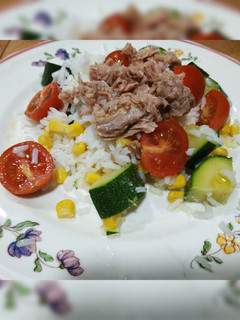 Una foto de Ensalada rápida de arroz