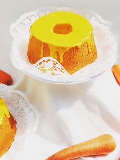 Foto resep Carrot chiffon cake (chiffon wortel)