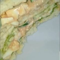 Egg sandwich A picture of Egg sandwich.