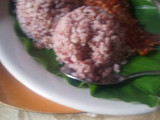 Ofada rice and sauce