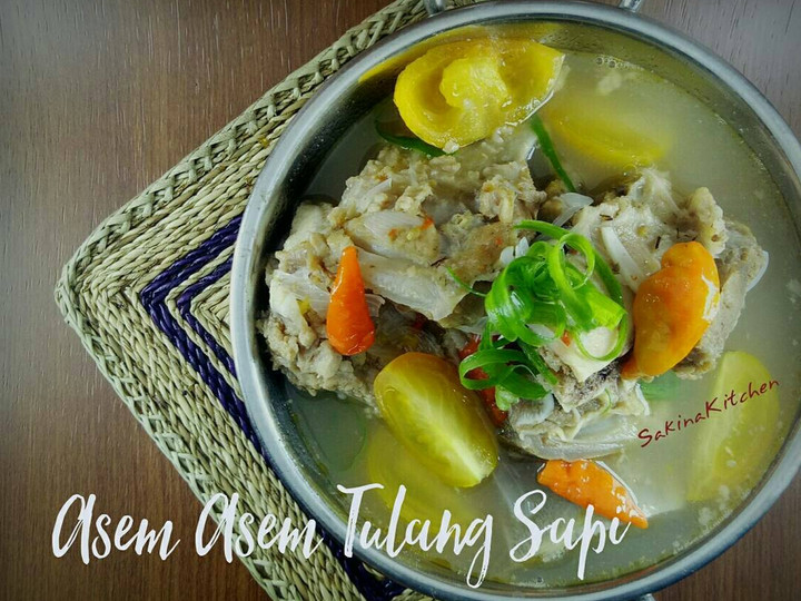 Bagaimana Menyiapkan Asem Asem Tulang Sapi, Enak