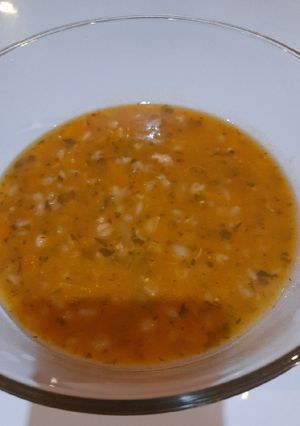 عکسی از دستور سوپ جو ساده و راحت