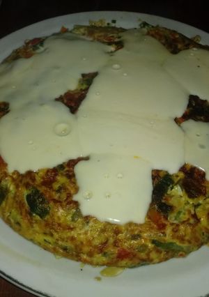Una foto de Tortilla de verduras