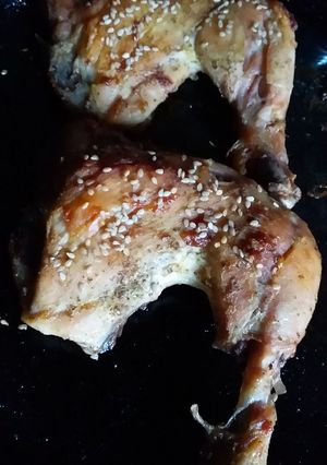 Una foto de Pollo al horno.🍗