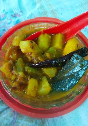 নবাবী আলু কুমড়ো দম(nababi aloo kumro dum recipe in Bengali) রেসিপির প্রধান ছবি