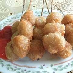 A picture of Cilor khas abang-abang (Aci gulung telor).