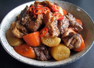 Chinese-style braised beef one-pot recipe