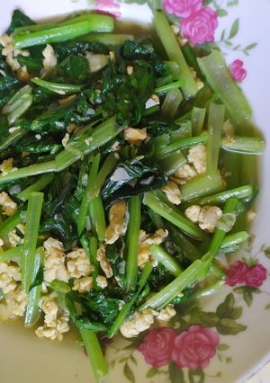 Foto resep Tumis Sawi Telur