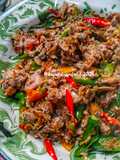 Tumis Jantung Pisang Rebon