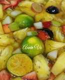 Cocktail trái cây từ gói trà hòa tan