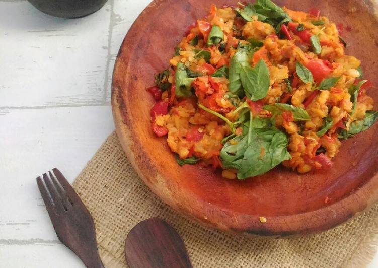 Sambal tempe kemangi