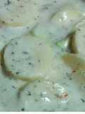 Banana and cucumber raita