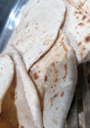 صورة لوصفة خبز الخمير على الصاج