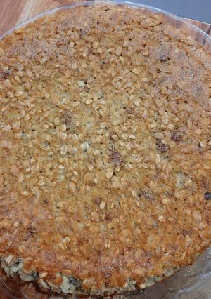 Una foto de Pan de plátano, avena y nuez