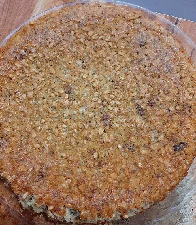 Una foto de Pan de plátano, avena y nuez