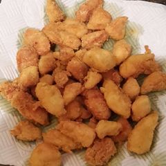 A picture of Battered Chicken - Gluten, wheat & dairy free.