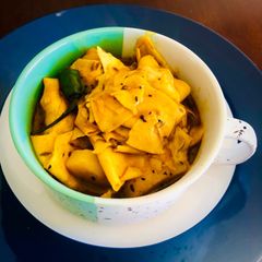 A picture of Papad curry.
