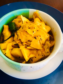 A picture of Papad curry.